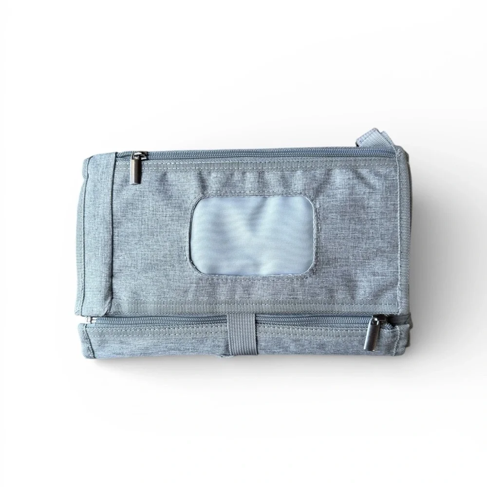 SUPROMOMI Large Camouflage Diaper Bag Tote w/ Changing Mat Gray